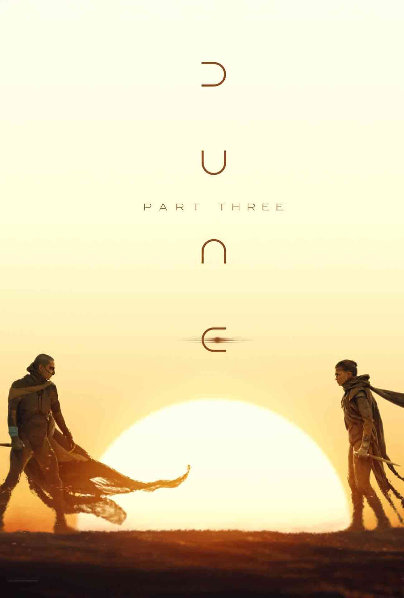 Movie Poster for Dune: Part Three.