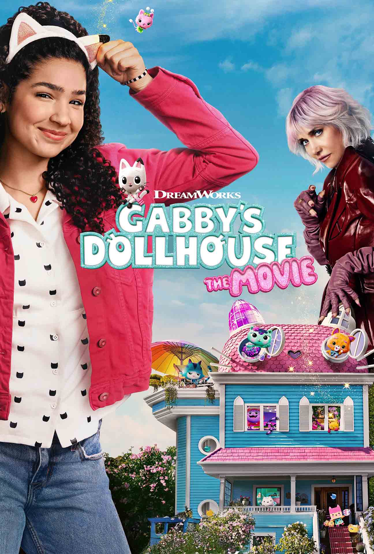 Movie Poster for Gabby's Dollhouse: The Movie.